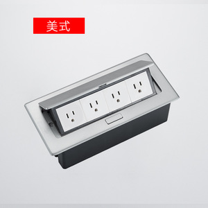 डेस्कटॉप पॉप अप सॉकेट बॉक्स रिसेस्ड टेबल पावर आउटलेट दोहरी यूएसबी चार्जर स्कीको कार्यालय के लिए सार्वभौमिक प्लग - Product Image 3