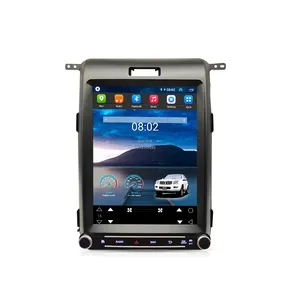 Radio mobil untuk Ford F150 2013-2015 Tesla layar vertikal pemutar Video Multimedia navigasi GPS mobil Stereo BT