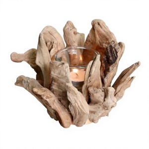 Cajas de Madera Vietnamitas Hechas a Mano Personalizables con Letreros de Pared de Madera Natural con Vetas de Madera Vintage para Velas - ¡El Más Vendido! - Product Image 1