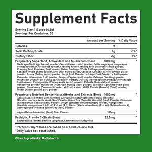 Poudre de légumes verts avec complexe de fruits, légumes, champignons et probiotiques disponible en OEM/ODM – Favorise l'énergie naturelle et stimule le métabolisme - Product Image 6