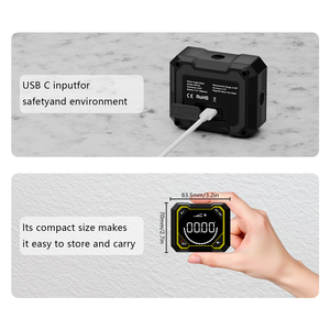 جهاز قياس الزوايا الرقمي MG16A قابل لإعادة الشحن مع قاعدة مغناطيسية ثنائية الجوانب، نطاق 360 درجة ودقة 0.05، أداة قياس متوفرة في المخزون - Product Image 5