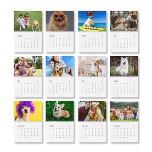 Impression de calendriers muraux de qualité supérieure, calendriers muraux personnalisés de grande taille pour la promotion des entreprises, disponibles à la vente - Product Image 2