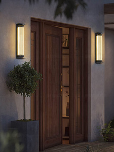 Lampe murale extérieure super lumineuse LED en alliage d'aluminium 3500K blanc chaud, angle de faisceau de 20 degrés, étanche, montage mural, éclairage de jardin - Product Image 2