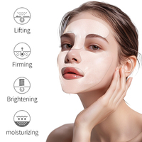 Masque hydratant naturel en maille bio cellulose raffermissant Soins de la peau Masque facial au collagène Lifting