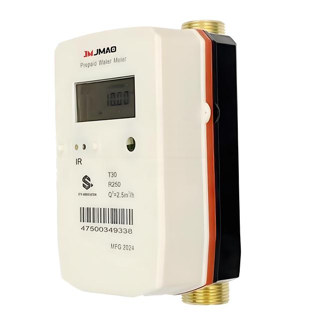 JMAO LoRa Remote Wireless Smart Ultrasonic Prepaid Water Meter IP68 Rated Low Power Consumption Brass DN15-DN40 ISO4064