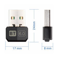 Adaptateur USB BT6.0 Brlink pour PC Windows 11/10/8.1, récepteur et émetteur Bluetooth pour clavier/souris, dongle USB