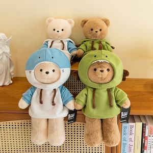 Peluche OEM a Forma di Orsacchiotto con Cappuccio, Cuscino Morbido Decorativo per Divano, Regalo per Bambine, Giocattolo Anime - Product Image 2