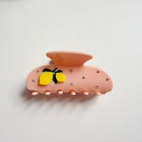 Jepit Rambut Buatan Tangan dari Asetat Jepang Korea dengan Desain Hiu Berhiaskan Rhinestone, Lucu, Serbaguna, Motif Buah dan Bunga, Aksesori Hadiah untuk Wanita.