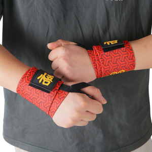 Bán buôn biểu tượng tùy chỉnh nhiệm vụ nặng nề cổ tay tập luyện niềng răng cử tạ cổ tay kết thúc tốt đẹp ngón tay cái vòng lặp cho nam giới và phụ nữ - Product Image 3