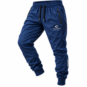 Performance Gym Joggers <b>Men</b> Activewear <b>Running</b> Workout <b>Pants</b> Breathable Fitness Training Tapered Sports Trousers Athletic - Product Image 6