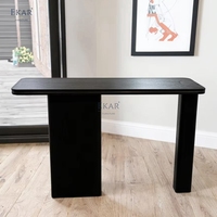EKAR Lumina Table console en bois massif Mobilier d'entrée de luxe moderne Contemporain pour la maison Foyers Villas