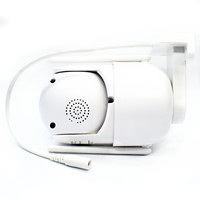 Icsee 2+2 MP Dual Lens Dome PTZ Camera Wifi IP CCTV Network Security 360 Track Home Outdoor Wireless Built-in Mic