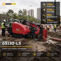 Machine de forage compacte Goodeng GS130-LS, nouvelle machine de forage de puits de 135 kN, pour les travaux urbains en espace restreint