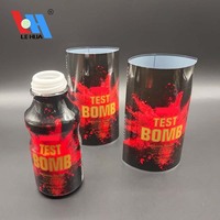 Bande de fermeture d'étiquettes en plastique perforé, pièces, manchon thermorétractable, thermo-cut, pour les bouteilles de boisson