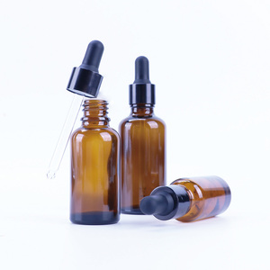 Essential Oil <b>Bottle</b> Custom light-proof <b>Glass</b> Dropper <b>Bottle</b> For Aromatherapy Oil Cosmetics Container <b>Empty</b> With Rubber Dropper - Product Image 2