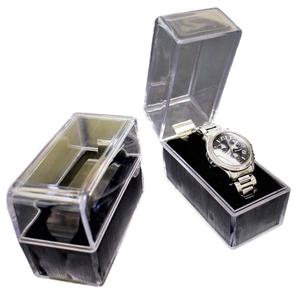 Caja de Reloj de Acrílico Transparente, Nuevo Diseño, Venta Directa del Fabricante, Caja de Reloj con Soporte para Logotipo - Product Image 4