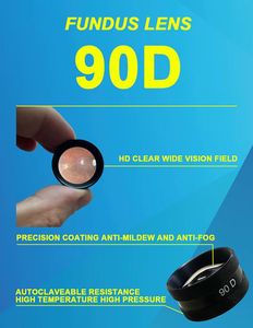 Ensemble de lentilles asphériques 90D InnoVue Opto Ophthalmic pour lampe à fente, examen du fond d'œil, <span class=keywords><strong>diagnostic</strong></span> de la rétine de haute qualité, garantie 1 an, CE ISO - Product Image 5