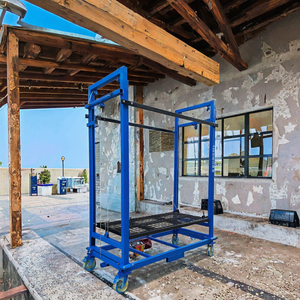 <span class=keywords><strong>Platform</strong></span> Lift Perancah Listrik Lipat 2M 6M 12M Lift Perancah Listrik Otomatis Lipat Bergerak dengan Roda - Product Image 3