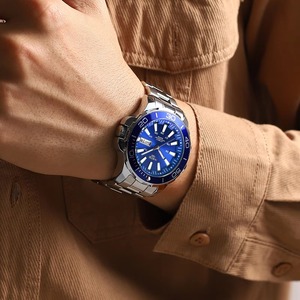 Drioshipping Customized Luxury <b>Automatic</b> Mechanical Quartz Watch High-End Classic Luminous Waterproof Alloy for Business Fashion - Product Image 5