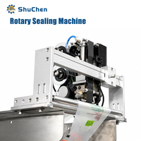 Machine de remplissage et de scellage automatique rotative Shuchen pour gobelets en papier (crème glacée, sauce tomate, confiture, miel, yaourt, café)