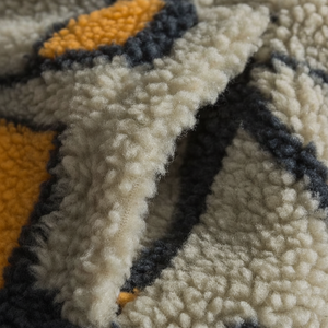 Chaqueta universitaria de lana Polar Sherpa de diseño personalizado para mujeres y hombres, tela de lona a la moda, piel de oveja teñida lisa, recién llegado - Product Image 1