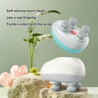 Masseur électrique rechargeable pour le cuir chevelu, masseur capillaire portable, masseur de tête pour la relaxation