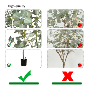 Eco Friendly <b>Artificial</b> Money <b>Tree</b> Lifelike Plastic Plant for Wedding Christmas Graduation Hotel Beach Decor - Product Image 4