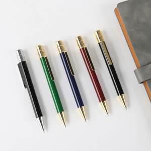 Wholesale Custom Luxury Hotel Ballpoint Pen Custom Logo High Quality Gold Top Business Gift Twist Metal <b>Roller</b> Pen - Product Image 3