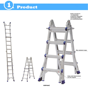 Nhôm bước thang đa chức năng có thể thu vào nhỏ khổng lồ thang để sử dụng trong nhà - Product Image 6