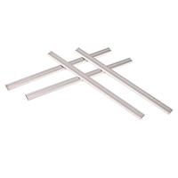 Workpro — rabotteuse pour le travail du bois, couteau de raboteuse réversible, 82x5.5x1.2mm, 10 pièces/boîte tct