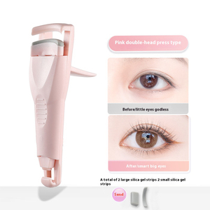 Bigodino doppio lato di alta qualità 2 In 1 piegaciglia Mini viaggio portatile compatto bellezza occhio arricciacapelli su misura strumento trucco - Product Image 6