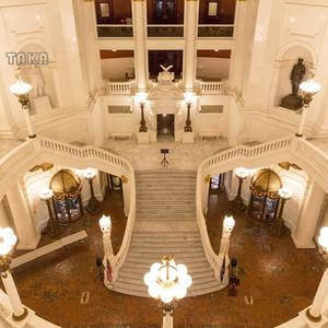 TAKA-escalera <span class=keywords><strong>de</strong></span> mármol curvo con diseño <span class=keywords><strong>de</strong></span> flor <span class=keywords><strong>de</strong></span> chorro <span class=keywords><strong>de</strong></span> agua, diseño <span class=keywords><strong>de</strong></span> lujo para hotel/villa - Product Image 6