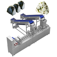 Machine automatique de fabrication de nigiri, de boulettes de riz, d'onyigiri et de makis, ligne de production