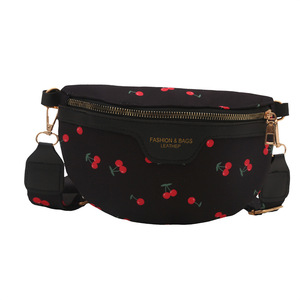 Fashion Cherry Printing bella borsa a tracolla da ragazza borsa a tracolla quotidiana da studenti <span class=keywords><strong>marsupio</strong></span> personalizzato <span class=keywords><strong>marsupio</strong></span> con cinturino staccabile - Product Image 6