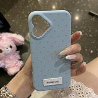 Étui de téléphone d'appareil photo en forme de coeur de luxe pour iPhone 16 étui mignon en cuir PU antichoc pour iPhone 16 Plus