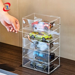 Vitrina acrílica para coche, caja <span class=keywords><strong>de</strong></span> colección <span class=keywords><strong>de</strong></span> modelo <span class=keywords><strong>de</strong></span> coche, pantalla <span class=keywords><strong>de</strong></span> ruedas calientes para coche a escala, pantalla <span class=keywords><strong>de</strong></span> rueda caliente <span class=keywords><strong>de</strong></span> varios niveles, caja a prueba <span class=keywords><strong>de</strong></span> polvo - Product Image 3