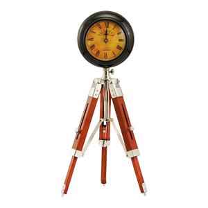 Foldable Tripod Clock Innovative Office Decor And Accessories Sleek <b>Desk</b> Timepiece With Adjustable <b>Stand</b> Perfect For Study Shelf - Product Image 3