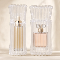 Sac gonflable à colonnes d'air en forme de Q pour l'emballage de flacons de sérum cosmétique et la protection des articles fragiles lors de l'expédition