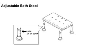 Thích Hợp Cho Tất Cả Các Loại Phòng Tắm Cảnh Bước Chân Ngắn Phân - Product Image 2