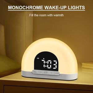 Reloj despertador de Amanecer inteligente de alta calidad ¡Venta caliente! Despertadores de colores Snooze de alta calidad con fuente de energía eléctrica - Product Image 2