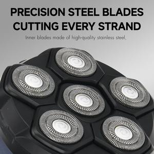 <span class=keywords><strong>Afeitadora</strong></span> Eléctrica 6D Impermeable IPX6 para Hombres, Recortadora Magnética Inalámbrica Profesional para <span class=keywords><strong>Cabeza</strong></span> Calva - Product Image 2