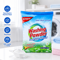 Poudre à lessiver personnalisable OEM, formule douce pour la peau, sans résidus, pour le lavage quotidien des vêtements, nettoyage domestique quotidien