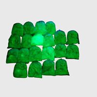 Plectre de guitare en celluloid luminescent de 0,71 mm, nouveau design, impression d'image de crâne, style personnalisé, technologie de pointe