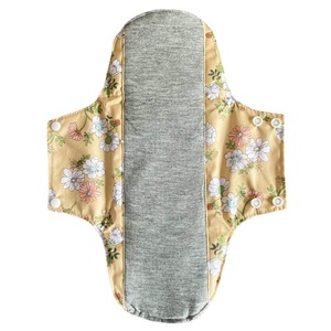 Serviette hygiénique en coton 28 cm, absorbante, lavable, anti-fuite, modèle <span class=keywords><strong>jour</strong></span>/nuit. - Product Image 4