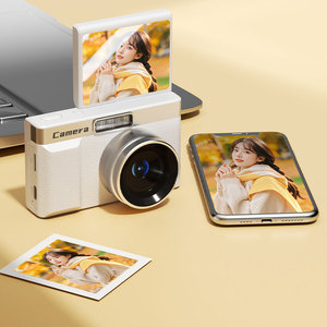 กล้องของเล่นเพื่อการศึกษาสำหรับเด็ก กล้องดิจิตอลเซลฟี่ 48MP HD 180 องศา °   หน้าจอพลิกได้พร้อมสติกเกอร์ฟิลเตอร์และเก<span class=keywords><strong>ม</strong></span>สำหรับเด็ก - Product Image 3