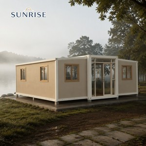 Casa Modular Prefabricada de Lujo de 2 Pisos Estándar SUNRISE AU de Alta Calidad para Jardín, Contenedor Expandible de 20 pies - Product Image 1