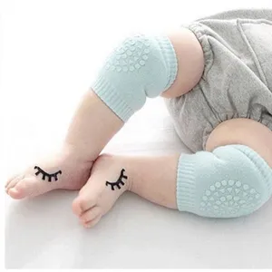 棉质材料防滑柔软透气婴儿护膝护垫袖子婴儿爬行护膝