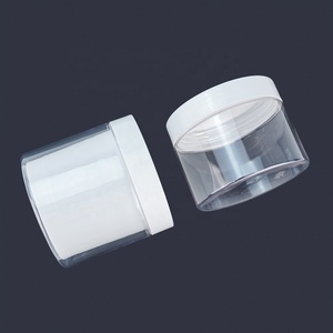 Mỹ phẩm <span class=keywords><strong>container</strong></span> rỗng 200g 250G 500G miệng rộng đôi tường nhựa PET Jar kem kem bao bì Jar - Product Image 6