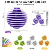 Boules de lavage et adoucissants pour linge en TPR, outil magique réutilisable, nettoyeur de machine à laver, attrape-poils et éliminateur de poils d'animaux