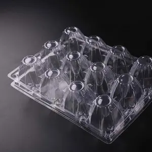 Porta ovos plástico transparente embalagem bandeja fabricante, 4 6 10 12 15 18 20 24 30 furos